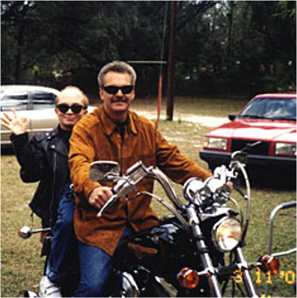 two people on motorcycle