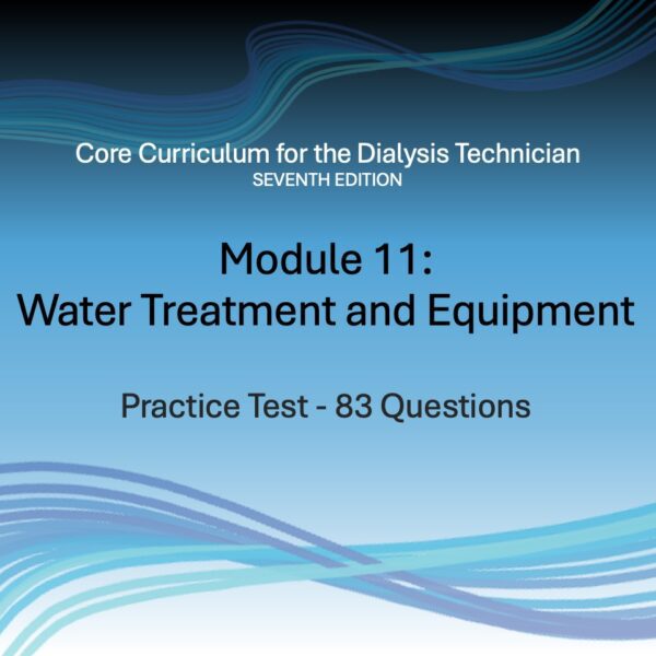 Module 11 – Water Treatment and Equipment